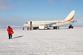 Airbus A319 "Skytraders" в Мак-Мердо