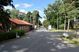 Kasernvakt i Norra Åsum.
