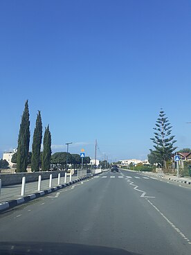 Straße in Asomatos