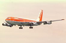 Un Boeing 720 d'Avianca.