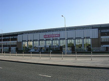 BAE Systems had a manufacturing plant in south Chadderton. The plant occupied the former Avro aircraft factory which produced over 3,000 Avro Lancaster bombers during the Second World War.