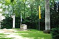 Kriegerdenkmal in Bad Tölz, Landkreis Bad Tölz-Wolfratshausen, Regierungsbezirk Oberbayern, Bayern.