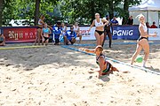 Deutsch: Beachhandball Europameisterschaften 2019 (Beach handball Euro); Tag 2: 3. Juli 2019 – Frauen, Vorrunde Gruppe C, Slowenien-Italien 0:2 (7:24, 18:22) English: Beach handball Euro; Day 2: 3 July 2019 – Women Preliminary Round Group C – Slovenia-Italy 0:2 (7:24, 18:22)