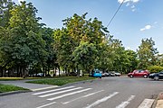 English: Bierascianskaja street. Minsk, Belarus Беларуская: Вуліца Берасцянская. Мінск, Беларусь Русский: Улица Берестянская. Минск, Беларусь