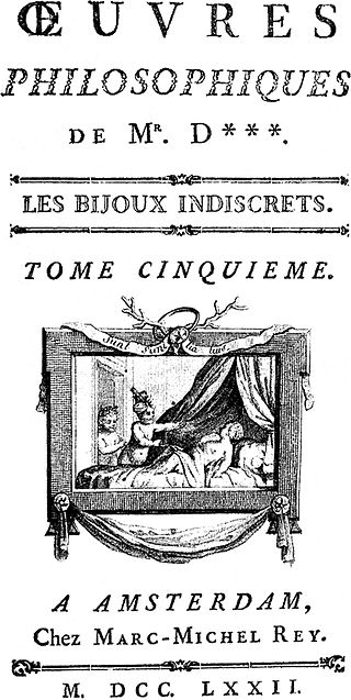 <i>The Indiscreet Jewels</i> 1748 novel by Denis Diderot