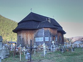 Wooden church in Bistricioara