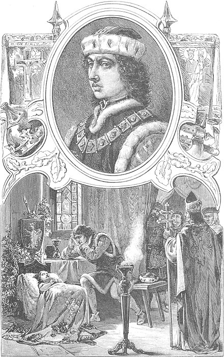 Bolesław Kędzierzawy z cyklu Wizerunki książąt i królów polskich Ksawerego Pillatiego z 1888