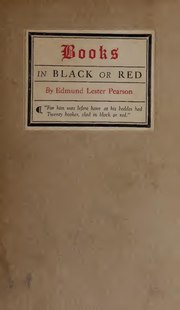 Thumbnail for File:Books in black or red (IA booksinblackorre00pear).pdf