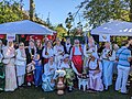 File:Bosnian women (folklore group) in traditional dress, traditional coffee 01.jpg