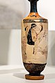 Bowdoin Painter ARV 687 216 Artemis with oinochoe and torch standing at altar