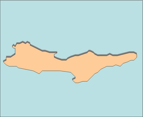Böyük Zirə adasının xəritəsi