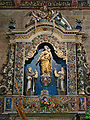Pleyben, St Germain, retable du Rosaire