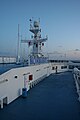 Français : Passerelle de commandement et Identité du trans-Manche le Normandie du Brittany Ferries, Pont héliport