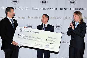 English: 2009 Black Tie Dinner Distribution - ...