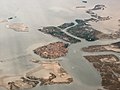Laguna veneziana,Aerial view