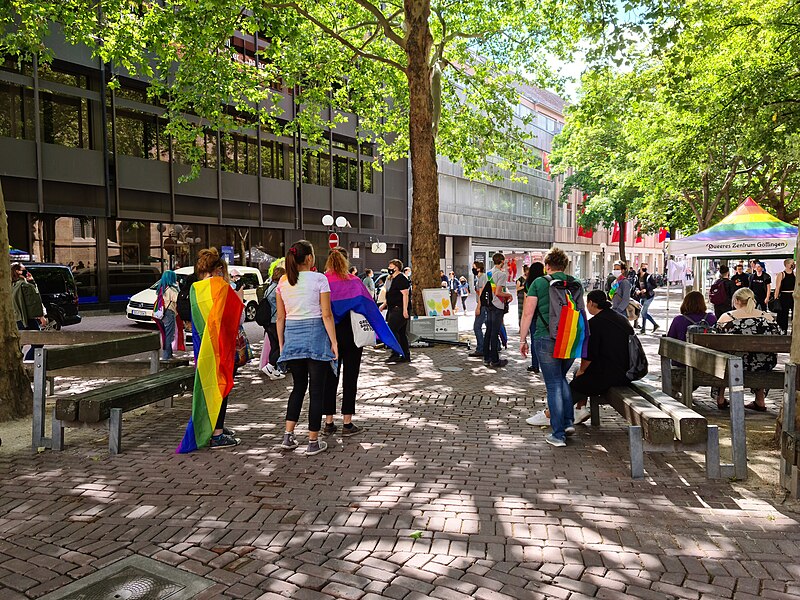 File:CSD Göttingen 2020 - Papierdemo und Gallery Walk 20.jpg