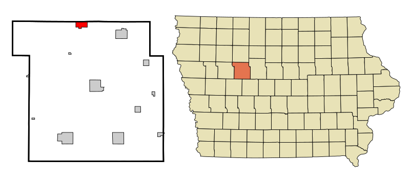 File:Calhoun County Iowa Incorporated and Unincorporated areas Pomeroy Highlighted.svg