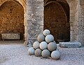 * Nomination A pile of old stone cannonballs -- George Chernilevsky 04:01, 18 September 2024 (UTC) * Promotion  Support Good quality. --XRay 04:05, 18 September 2024 (UTC)