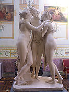 Estatua neoclassica d'Antonio Canova.