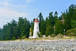 <span class="mw-page-title-main">Cape Mudge Lighthouse</span> Lighthouse in British Columbia, Canada