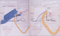 Carte figurative et approximative des quantités de coton en Europe en 1858 et 1862.