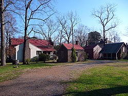 The Carter House at the Battle of Franklin. A site originally purchased and preserved by the Sons of Confederate Veterans. Carter House Franklin TN rear.jpg