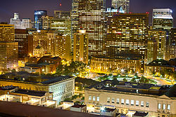 The Cathedral Basilica of Saints Peter and Paul and Logan Circle sits at the heart of Logan Square.