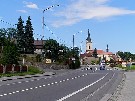 Centrum obce Dětmarovice