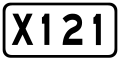 China County Road X121.svg