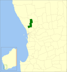 Contea di Chittering – Mappa