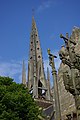 Plougastel-Daoulas : le clocher de l'église paroissiale