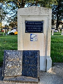 Tombe de Gaston Turpin au cimetière La Chauvinière à Nantes