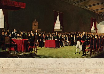 La Firma del Acta de Independencia - 5 de julio de 1811 (1838) Juan Lovera