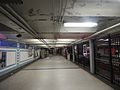 Station concourse with tile work