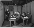 Civilian Conservation Corps Third Corps Area typing class with Works Progress Administration instructor USA 1933.gif