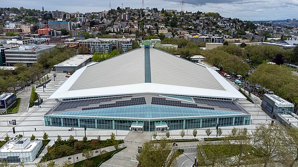 The event was held at the KeyArena in Seattle, Washington.