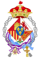 Wappen der spanischen Infantas-Witwe (1931-1977) .svg