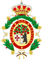 Coat of Arms of the Royal Academy of Heraldry and Genealogy of Madrid.svg