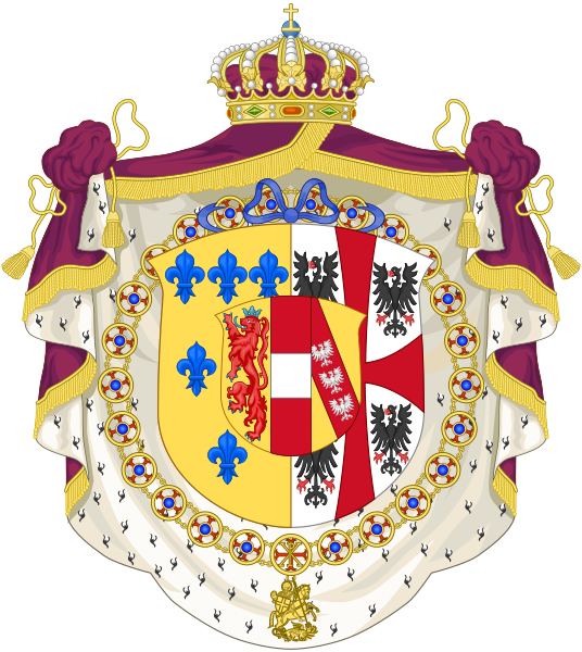 File:Coat of arms of the Duchy of Parma under Maria Luigia of Austria.svg