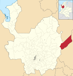Localisation de Yondó