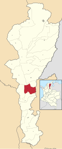 Location of the municipality and town of Pailitas in the Department of Cesar.