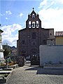 Church with bell-gable in Coubon, Haute-Loire, फ्रांस