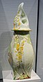 Covered vase, by J. Jurriaan Kok (form) & W. P. Hartgring (decoration), Haagsche Plateelbakkerij, Rozenburg, Den Haag, 1900, porcelain - Hessisches Landesmuseum Darmstadt - Darmstadt, Germany - DSC00823.jpg