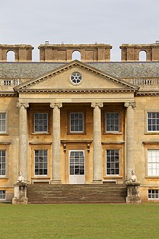 The portico of the Croome Court in Croome D'Abitot (England) Croome Court 2016 017.jpg