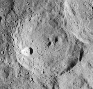 Cyrillus (crater) impact crater