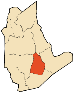 Loko de Tamanrasset-komunumo ene de Provinco Tamanrasset