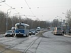 1. maršruta tramvajs 18. novembra ielā (2009)