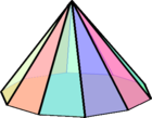 δεκαγωνική πυραμίδα