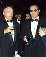 Dennis Hopper and Jack Nicholson at the 62nd Academy Awards 3/26/90