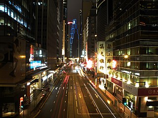 Des Voeux Road thoroughfare